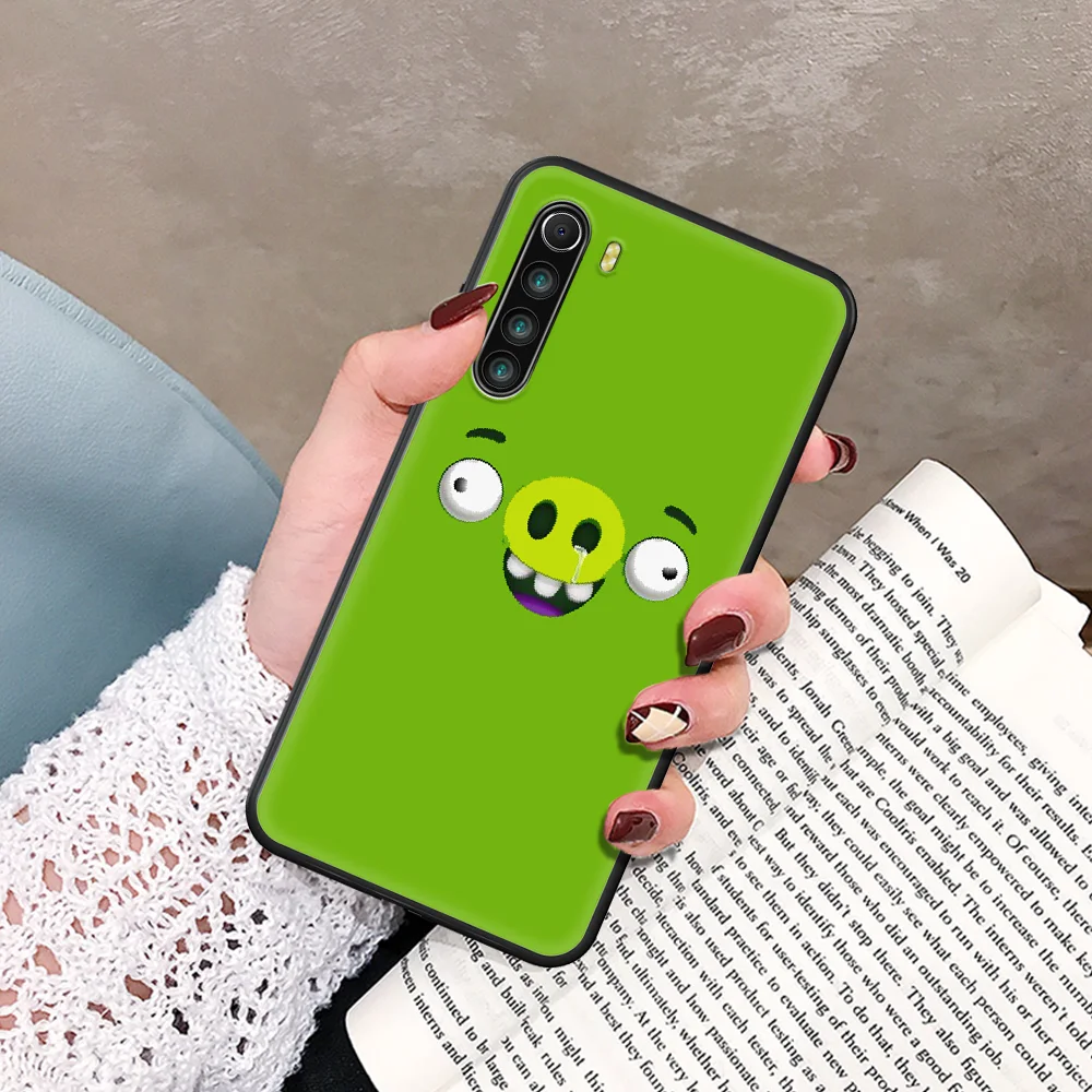 

The Angry Birds Movie Phone Case For Xiaomi Redmi Note 7 8 8T 9 9S 4X 7 7A 9A K30 Pro Ultra black Hoesjes Tpu Etui 3D Cover