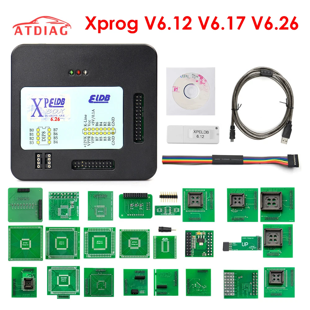 Новое поступление XPROG V6.26 V6.12 V6.17 добавьте авторизацию V5.84 Φ M металлическая