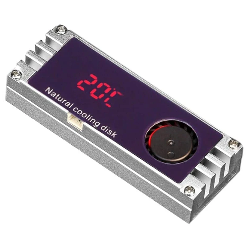 Радиатор SSD кулер OLED цифровой дисплей M.2 NVME 2280 твердотельный диск радиатор