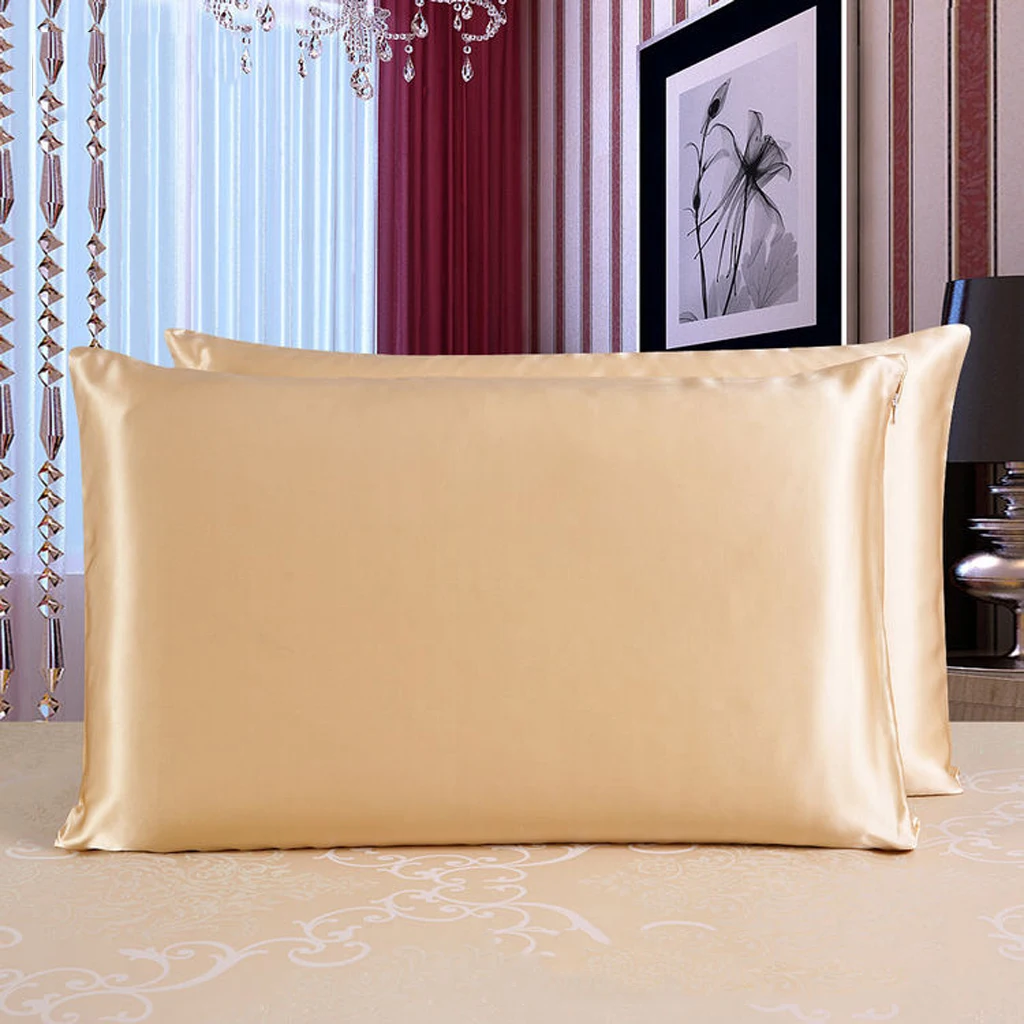 

Pure Silk Pillowcase for Skin and Hair Standard Pillow Case Cover