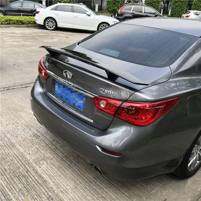 Спойлер для Infiniti Q50 2016-2018 спойлер из ABS-пластика TF-карты цветной задний автомобиля