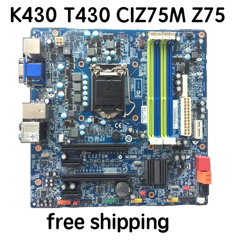Для Lenovo IdeaCentre K430 Erazer T430 настольная материнская плата CIZ75M Z75 100% протестированная