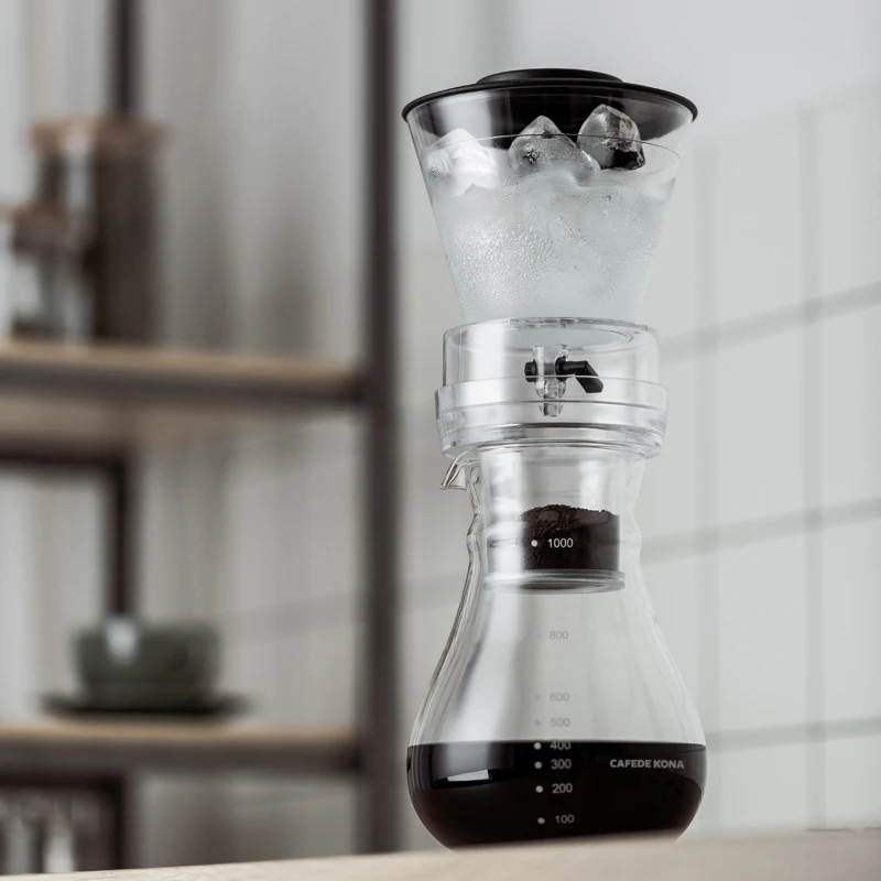 Итальянское путешествие Стекло Капельное кофе мокко Кофе горшок большой