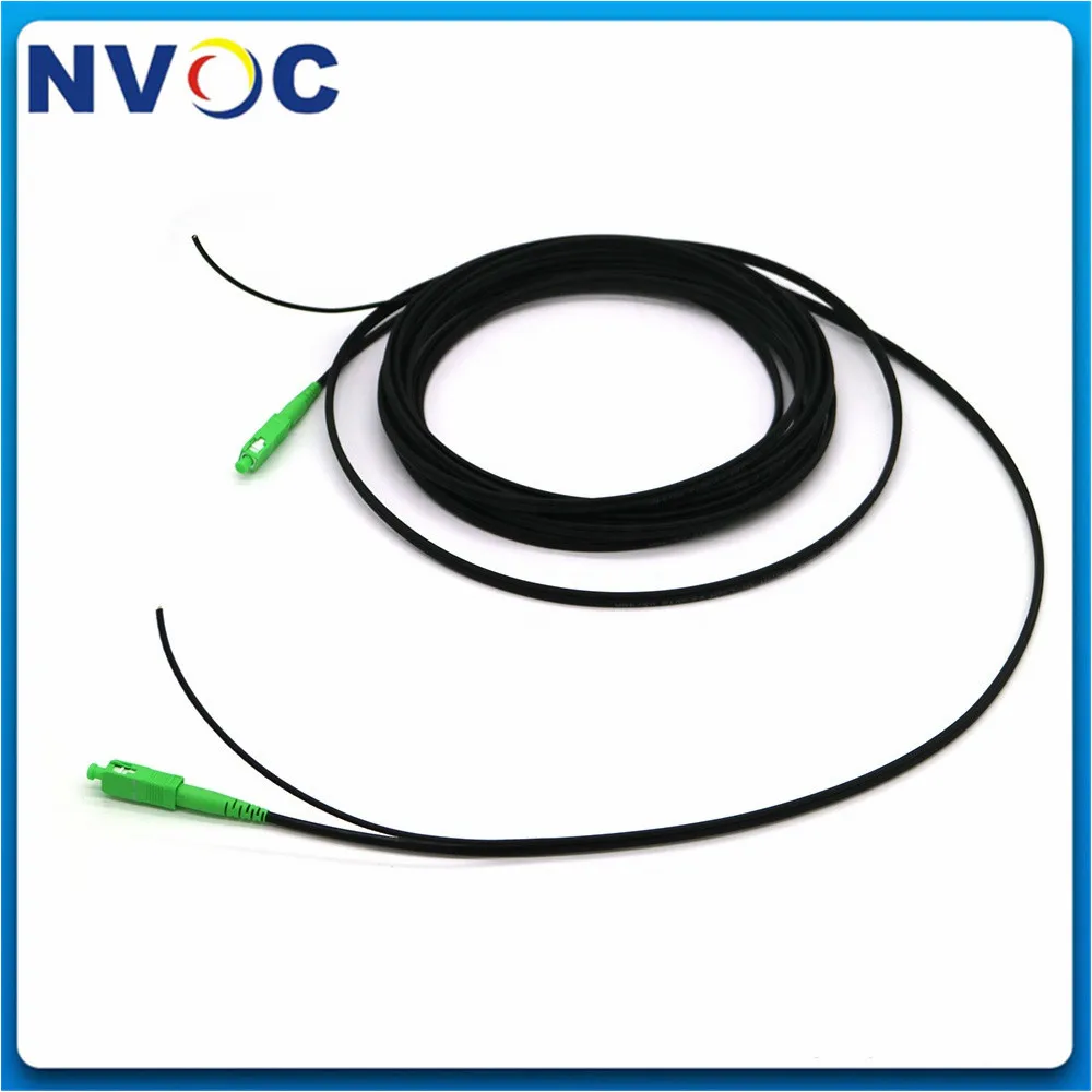 2Pcs/Lot 50M Outdoor SC/UPC to 2Cores Single Mode Duplex G657A2 LSZH Jacket FTTH GJYXCH Fiber Optic Drop Patch Cord | Мобильные