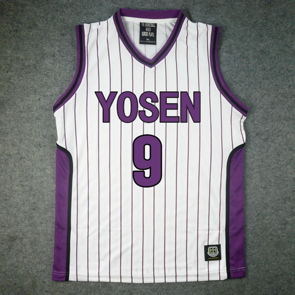 Косплей Kuroko no Basuke Yosen корзина школьная форма мурасакибара атсуши Джерси 9 12