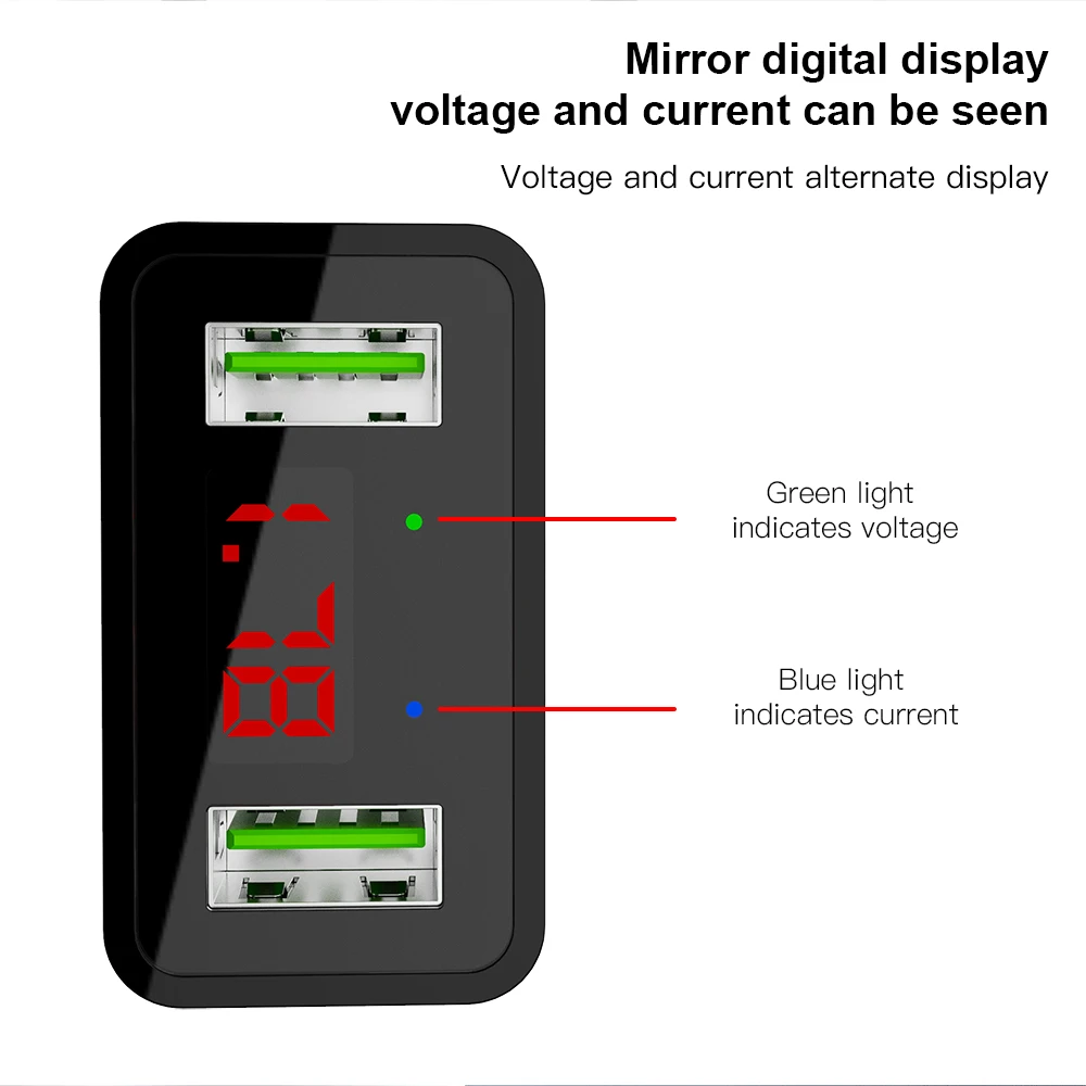 KEYSION LED Display USB Charger for iPhone 11 iPad Plug Fast Wall Samsung Xiaomi Huawei Mobile Phone adapter | Мобильные телефоны и