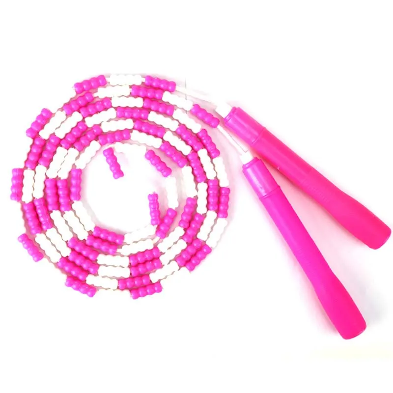 

Jump Ropes Kids Plastic Beaded Segmented Skipping Rope Fitness Fast Speed Jumping Ropes Creative Hundred Knot Skipping Rope