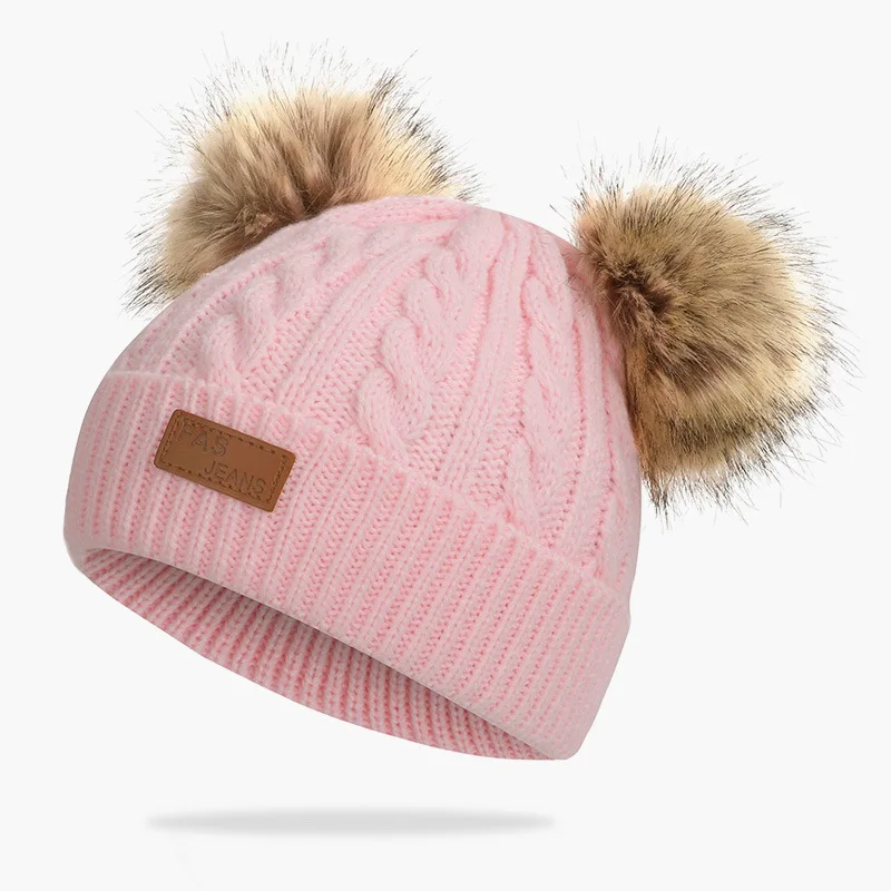 Новинка сезон осень зима детские мягкие хлопковые шапки Skullies Beanies теплые вязаные