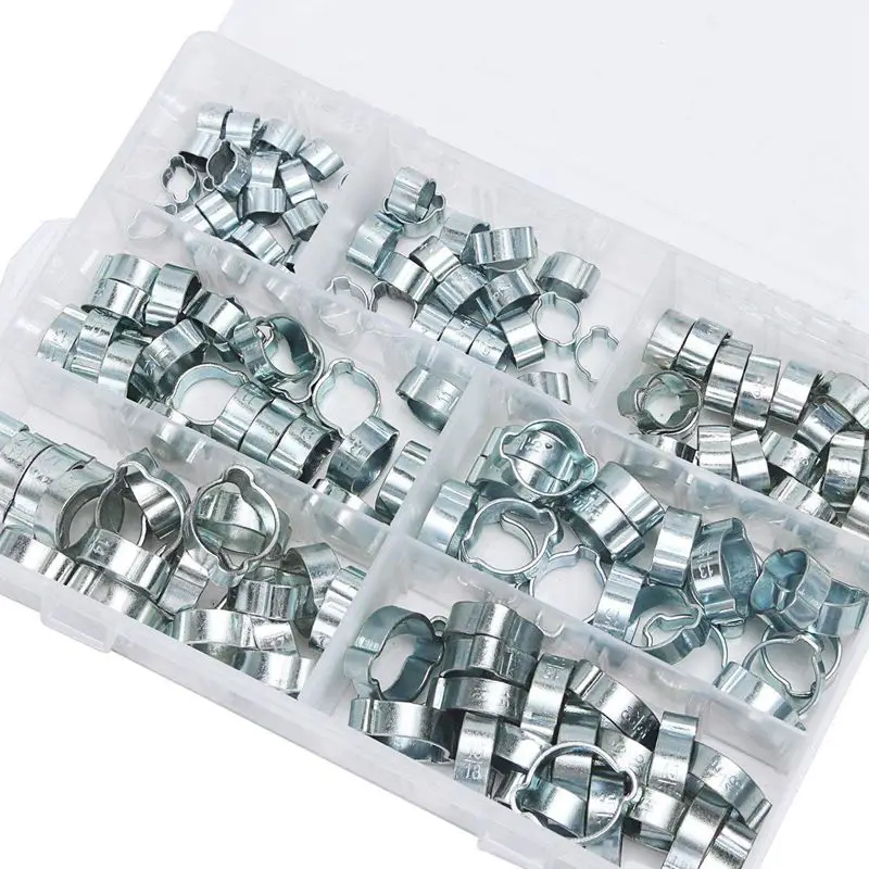 140 шт. двойные зажимы для ушей оцинкованные стальные гидравлического шланга |