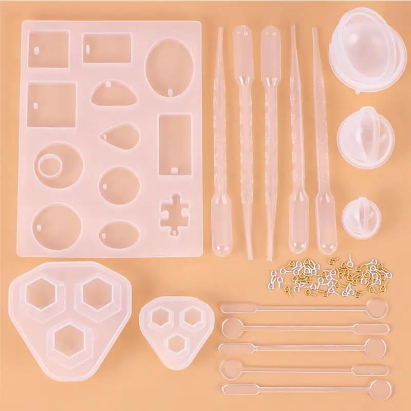 

DIY Crystal Epoxy Resin Mold Ornament Pendant Casting Mould Handmade Crafts Tool for jewelry ornament pendant making tools