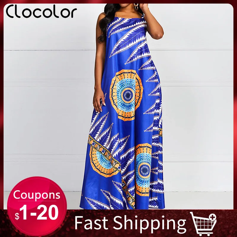 Женское летнее длинное платье в стиле бохо с принтом|Женские платья| |