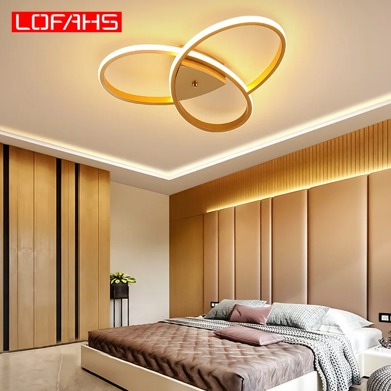 LOFAHS современный потолочный светильник с дистанционным управлением светодиодная