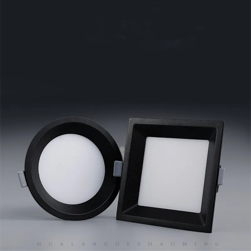 Светодиодный светильник встраиваемый кухонный для ванной комнаты AC85 265V 5 Вт 9 12 16