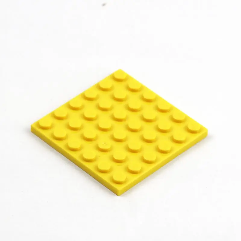 Кирпичные детали MOC напольная панель для дома 6x6 точек 3958 опорная DIY строительные