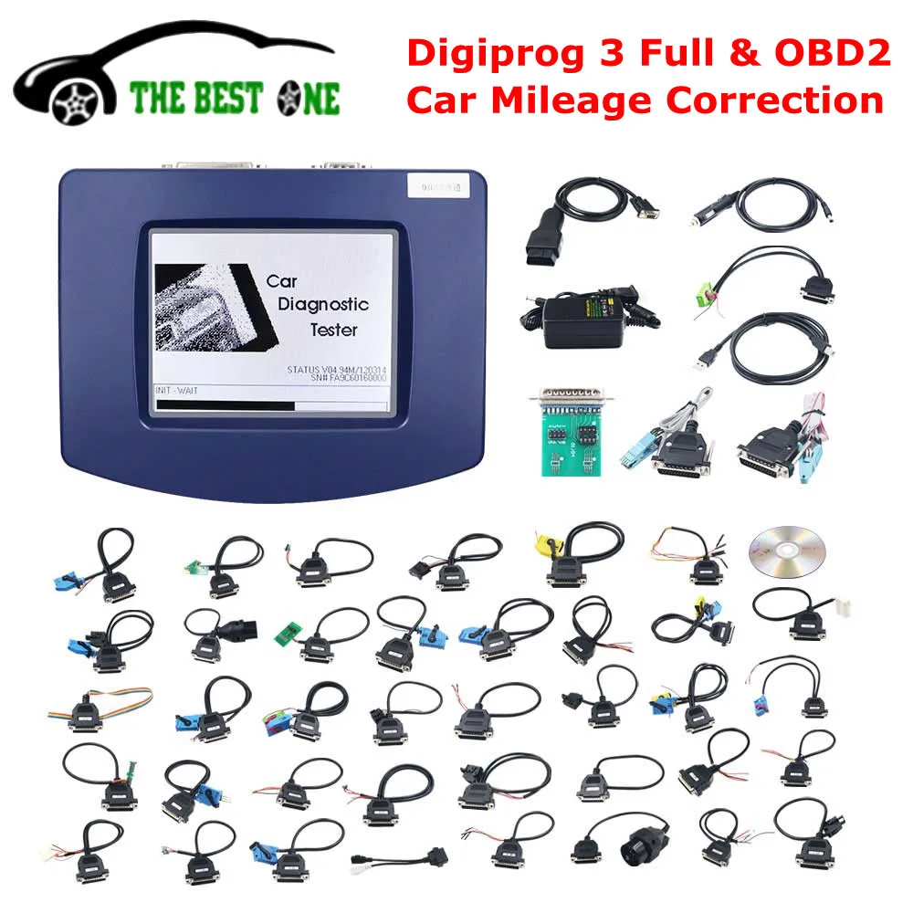 Digiprog3 полный комплект Digiprog 3 OBD2 Версия одометр программатор III V4.94 инструмент для