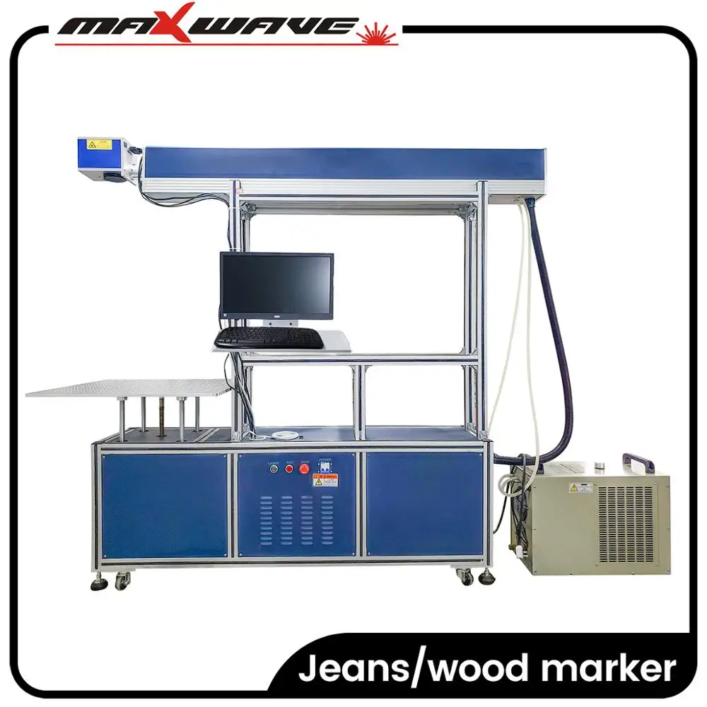 150w джинсы galvo Лазерная гравировка co2 лазерная маркировочная машина|Фрезы по