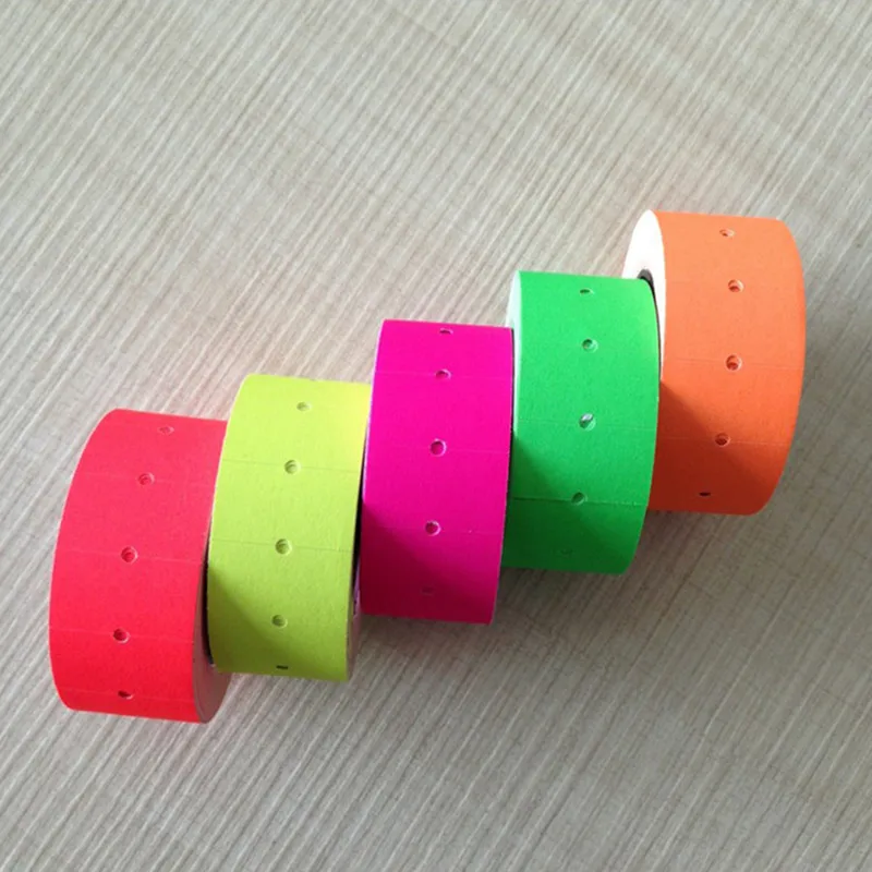 10х клейких этикеток бумажная этикетка ценник наклейка один ряд по цене ружье 21 мм