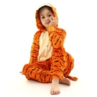 Пижама Кигуруми для мальчиков и девочек, детский мультяшный одеяло, Ститч, мультяшный принт