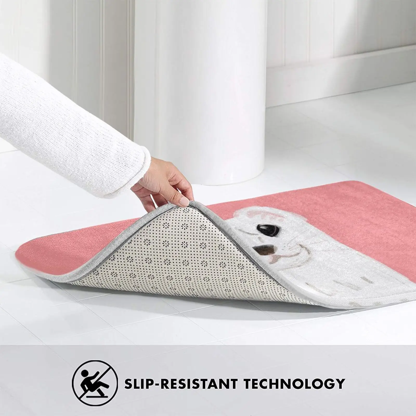 

Naughty Stoat ( Mustela Erminea ) Detail Carpet Mat Rug Cushion Soft Non - Slip Pink Belettelepink Stoat Weasel Ermine