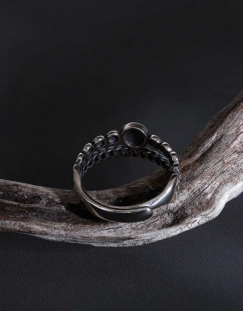 

Simple 925 Sterling Silver for Women Ring Double-layer Twist Smiley Ring Adjustable Sterling Silver Ring Party Silver Jewelry