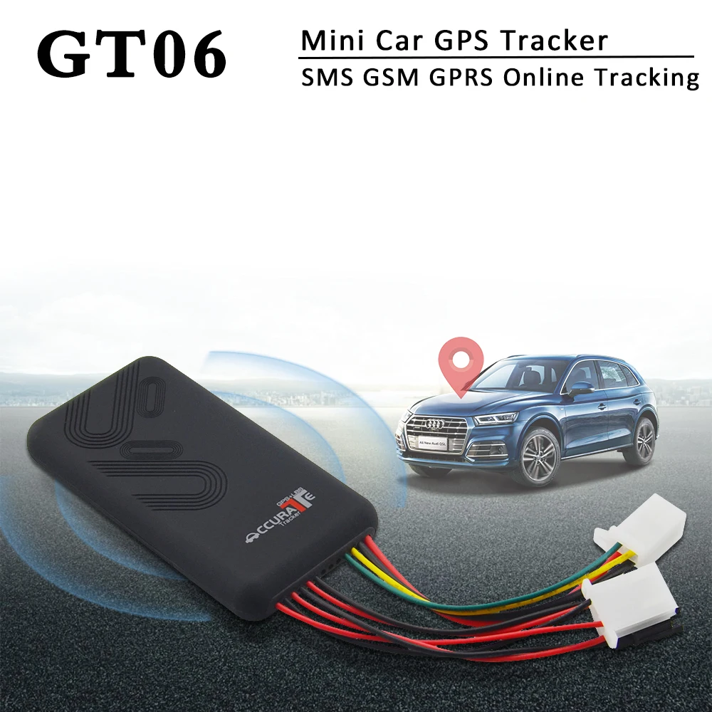 Мини GPS трекер GT06 для автомобиля система отслеживания с SMS GSM GPRS пультом