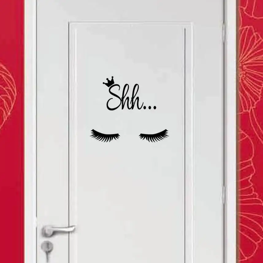 3D милый красивый глаз ресницы настенные наклейки дом винила искусства Настенный