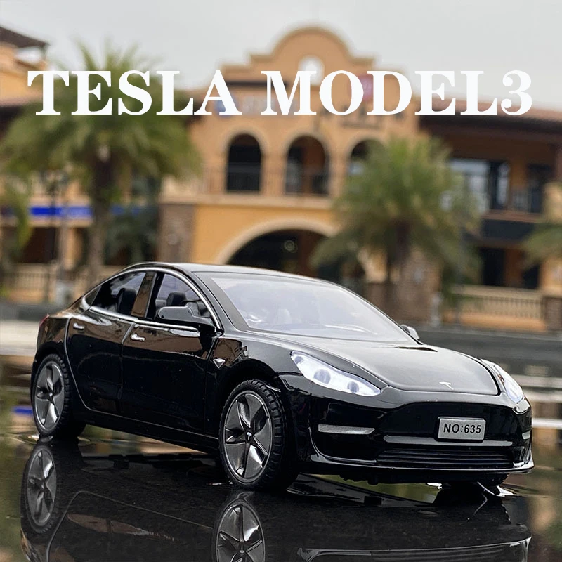 Новинка 2021 1:32 Tesla MODEL X 3 S модель автомобиля из сплава литой игрушечный автомобиль