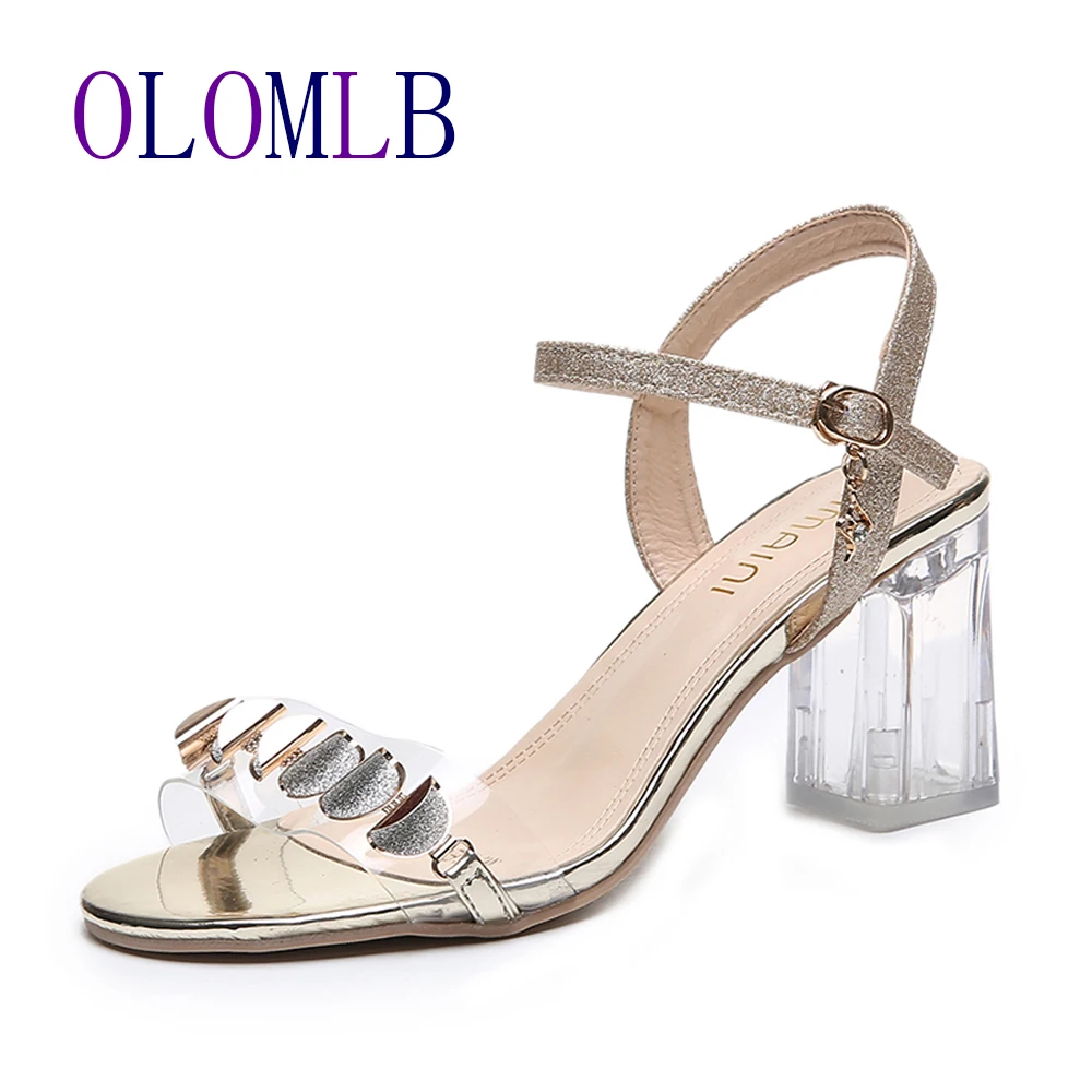 2020 летние римские сандалии женские для отдыха на квадратном каблуке Модные обувь