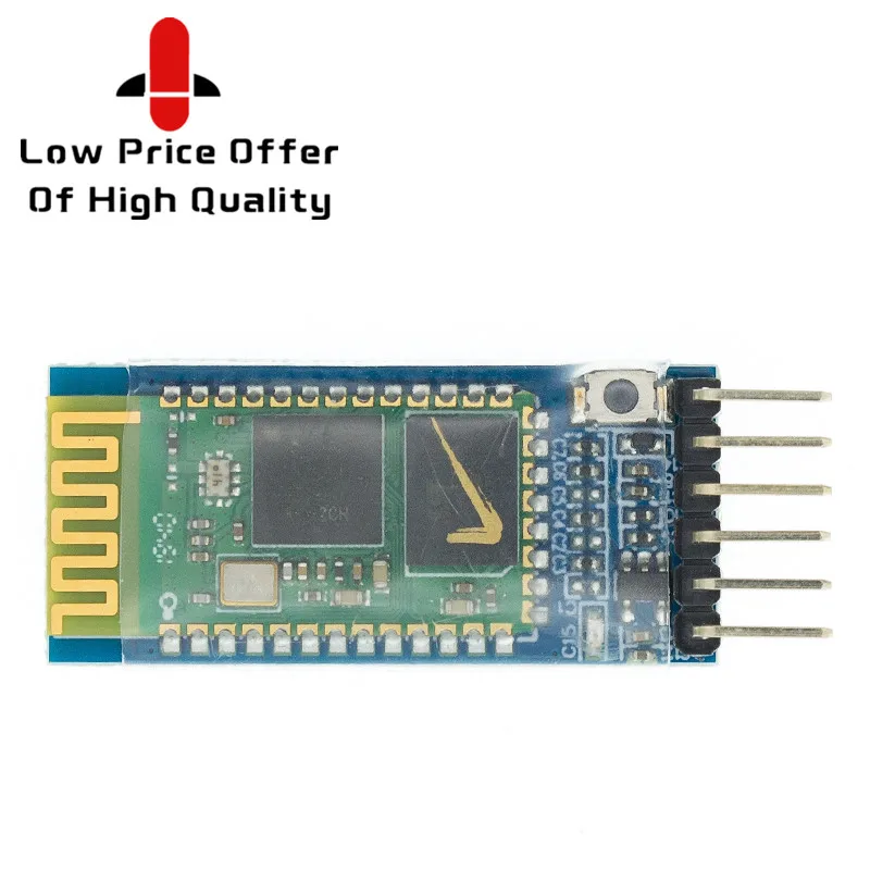 10PCS SM HC05 HC-05 HC06 HC-06 JY-MCU anti-reverse integrated Bluetooth serial pass-through moduleHC-05 master-slave 6pin - купить по