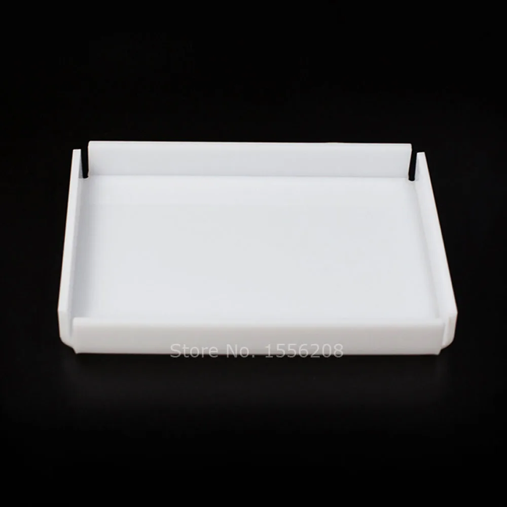 

Small Nordic White Acrylic Storage Tray Luxurious Rectangle Fruit Plate Jewelry Display Tray For Home Decor 210x150x30mm