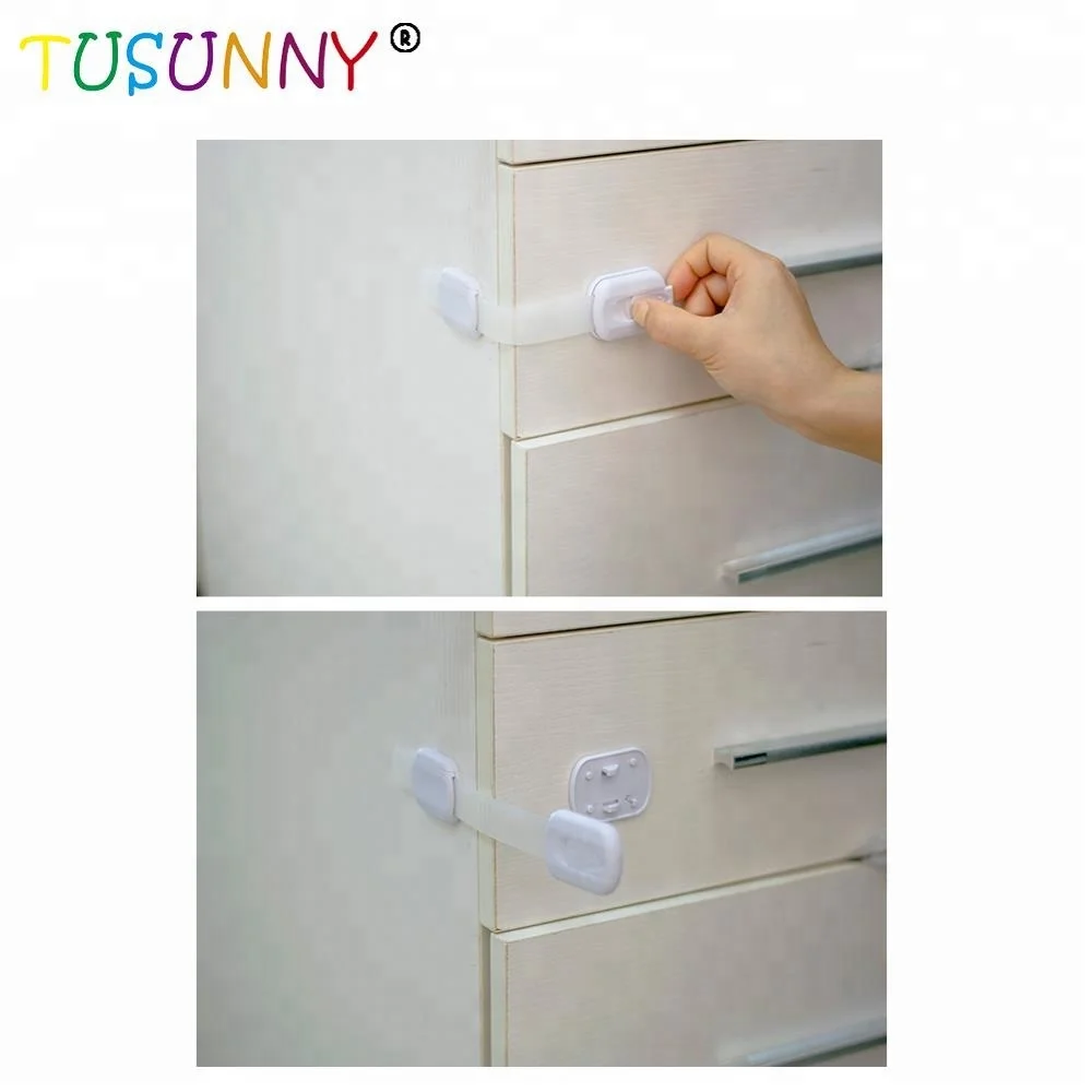 TUSUNNY 6 шт. клейкий замок для шкафа безопасности детей ящика холодильника продукты