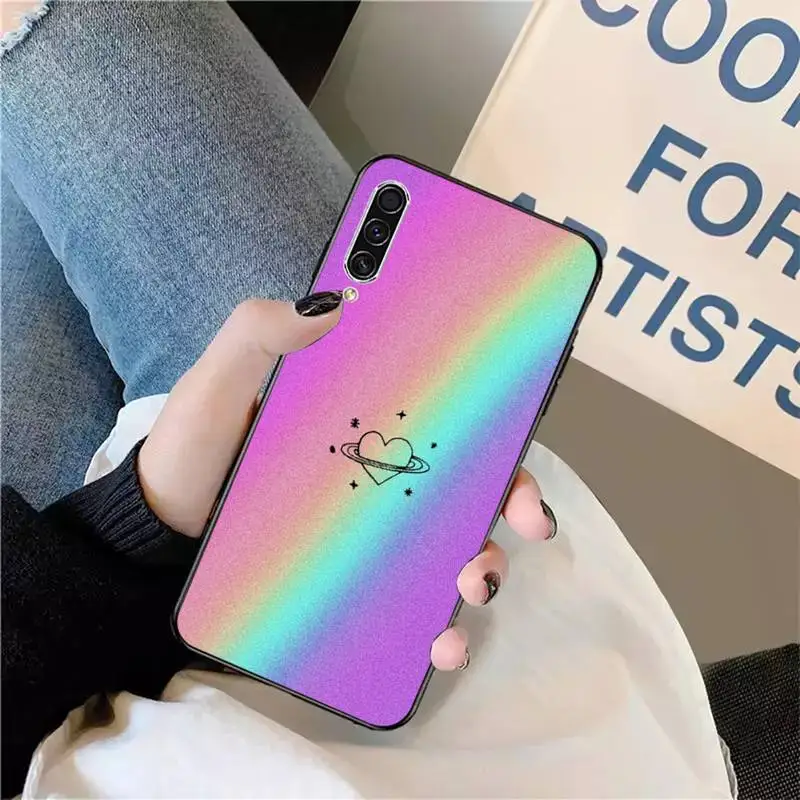 

Rainbow art lover Simplicity fundas Phone Case For Samsung galaxy S 9 10 20 A 10 21 30 31 40 50 51 71 s note 20 j 4 2018 plus