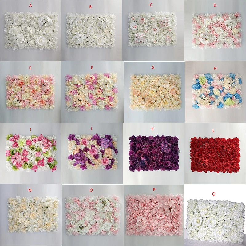 

Hoge Kwaliteit Kleurrijke Decoratieve Bloem Muur Voor Wedding Bridal Kunstzijde Bloemen Home Achtergrond Decor Fotografie Props