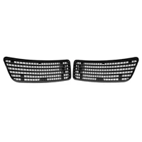 top 1pair left right side hood upper grill vent for 2007 2013 mercedes s550 w221