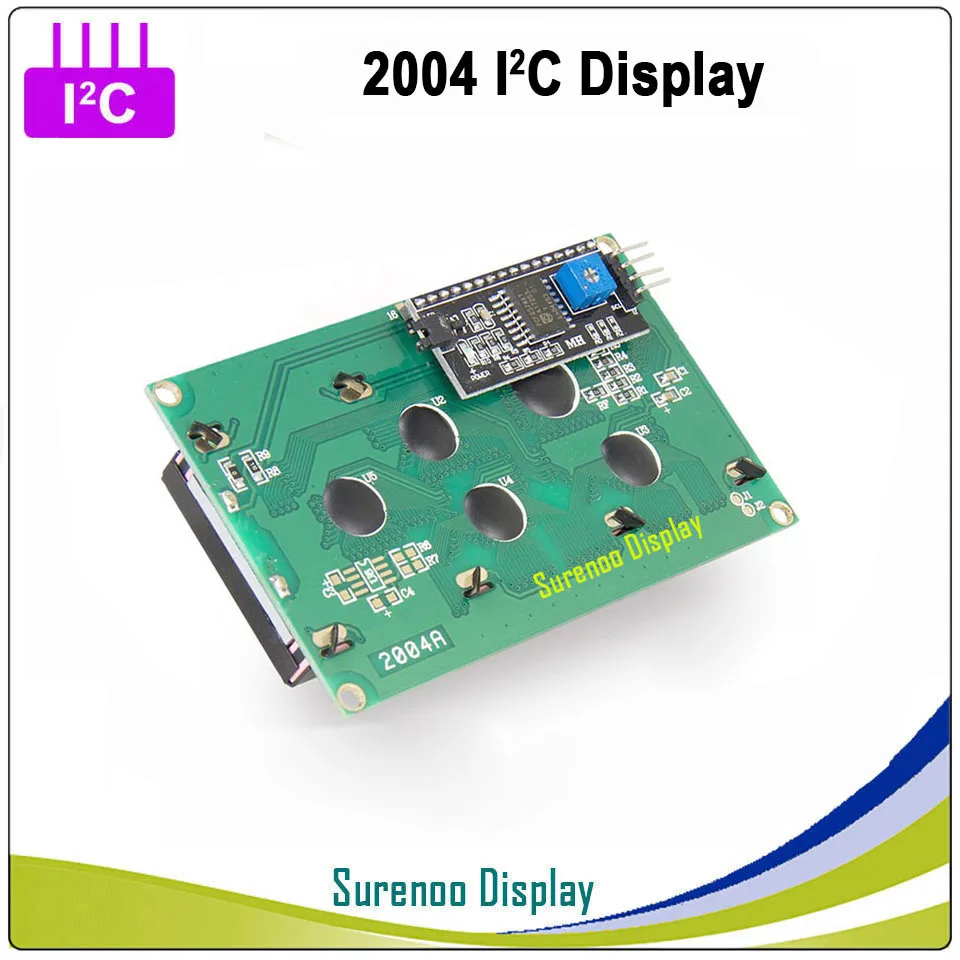 Серийный IIC igc TWI 2004 204 20*4 английский и японский персонаж ЖК-модуль дисплей Панель экран для Arduino