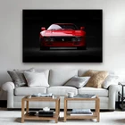 Декоративные картины Supercar, картина Ferraris 288 GTO, спортивный автомобиль, холст, стена, декор для гостиной