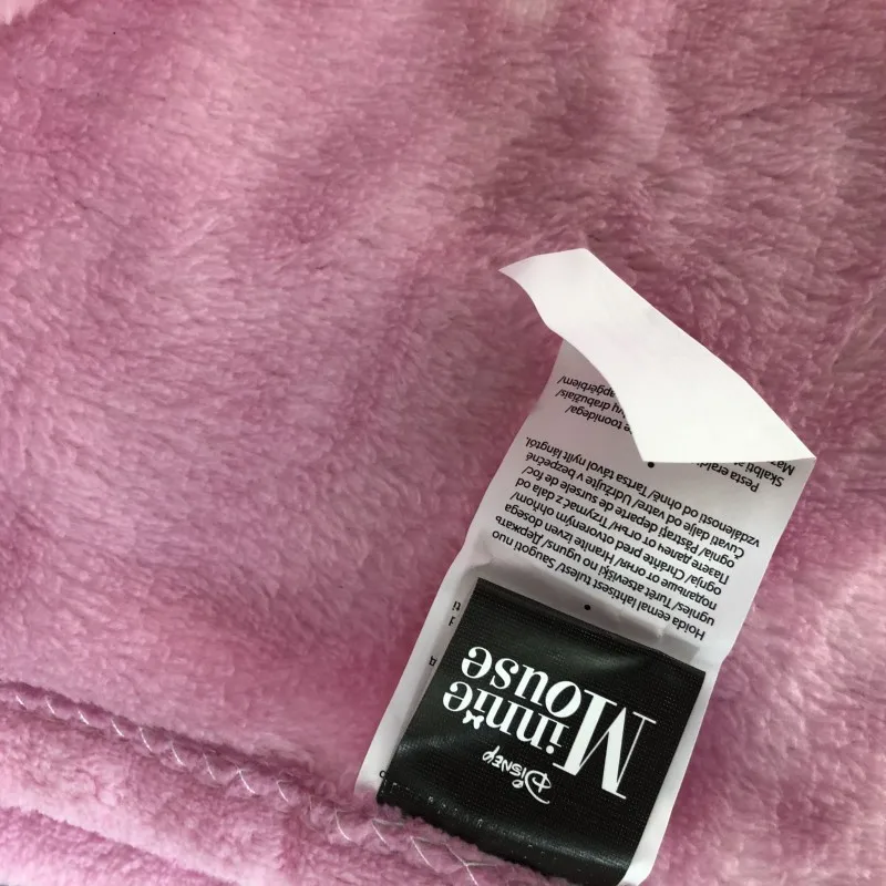 Дисней мультфильм горошек Минни Маус мягкое фланелевое одеяло пледы для девочек