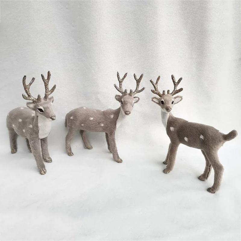 Моделирование олень миниатюры настольные украшения искусственного микро пейзаж