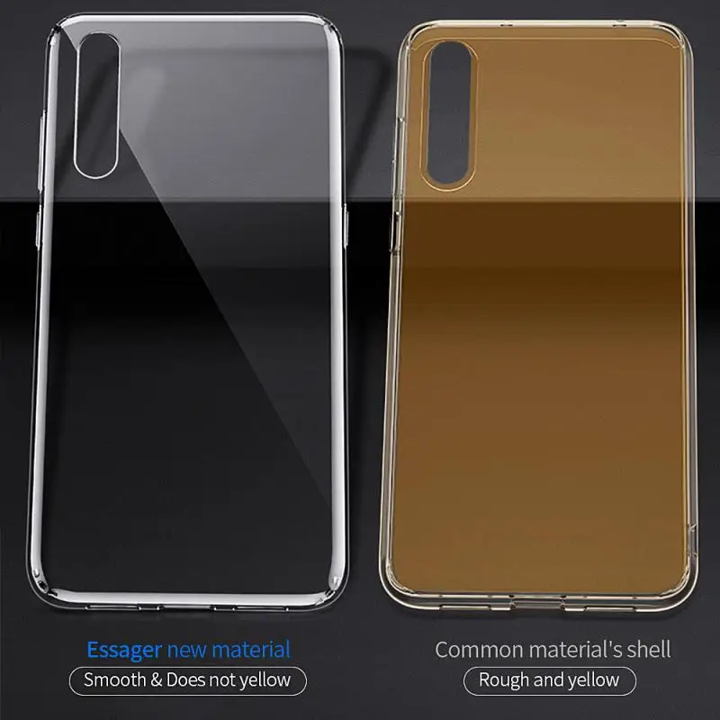 Essager Mobile Phone Cover Fully Transparent Protective Clear Case For Xiaomi mi 9 t 9t SE 8 lite Mix 3 2 2S A1 A2 Redmi 7 6 6A
