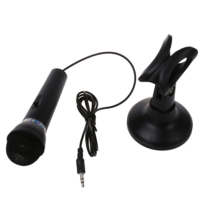 Omnidirectional Laptop PC Computer 3.5mm Network Stand Mini mini phone Mike Black | Электроника