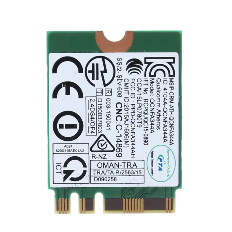Карта беспроводного адаптера для Dell Wireless 1820 DW1820 WLAN WiFi 802.11AC + BT 4 1 M.2 Wi-Fi карта D4V21