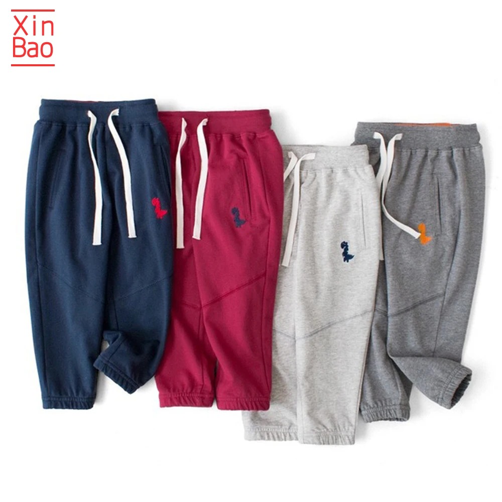 Брюки XINBAO для детей штаны мальчиков мультяшный спортивный динозавр удобные