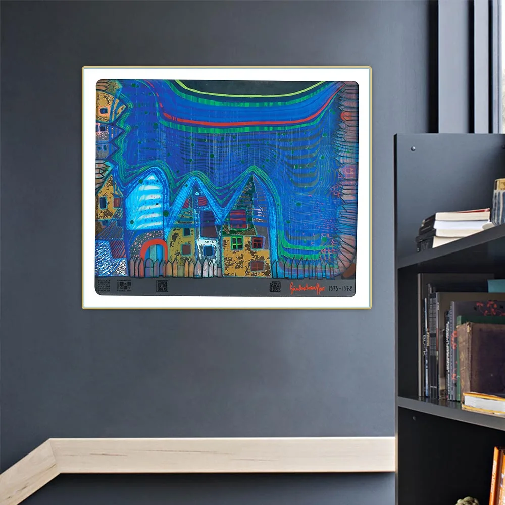 Рисунок на холсте Осень в облаке