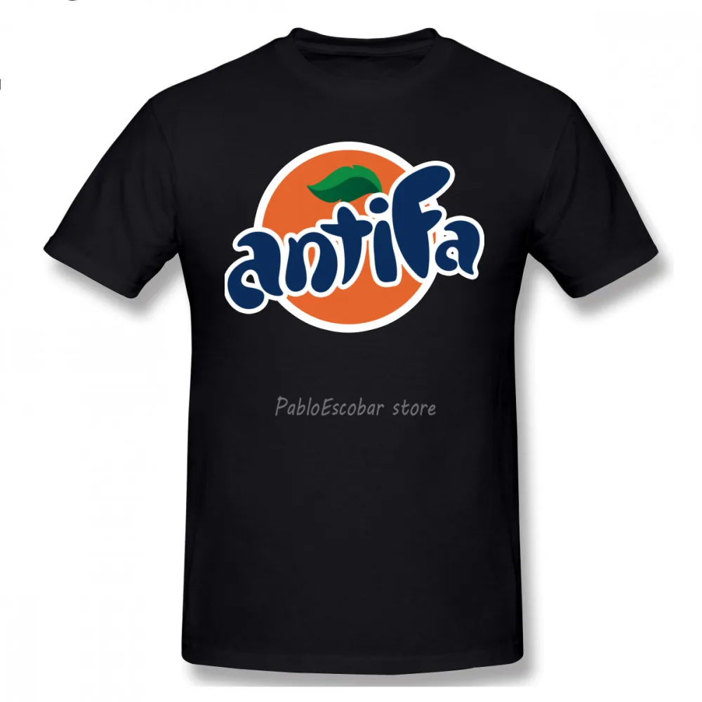 Antifa футболка антифа печати для мужчин рубашка с короткими рукавами Смешные