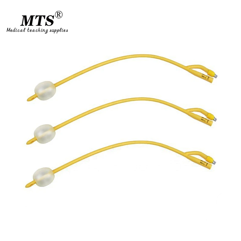 2 ходовой латексный мочевой катетер с силиконовым покрытием медицинская