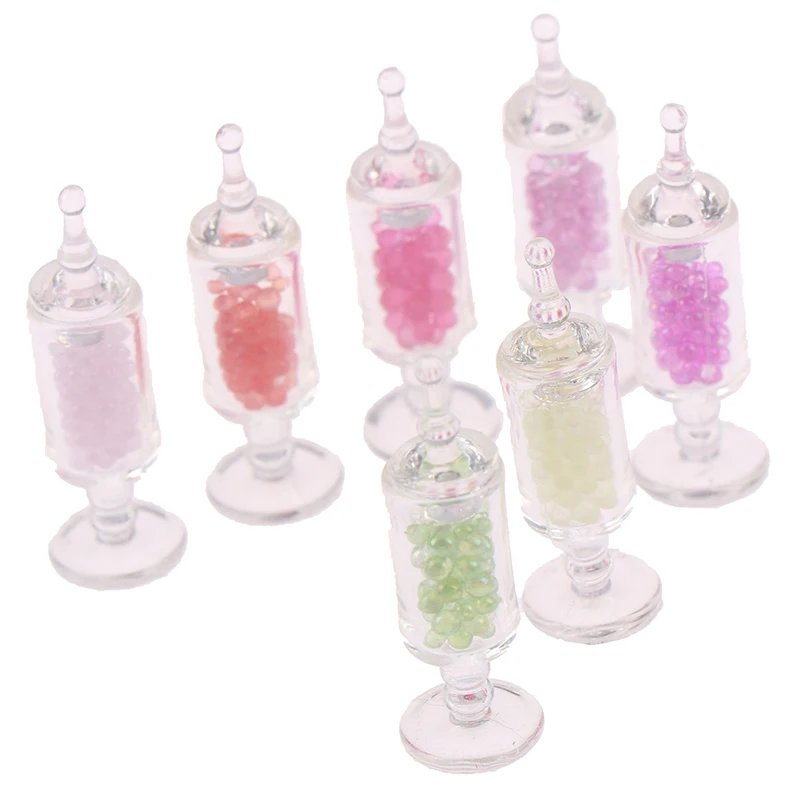 Миниатюрные аксессуары для кукольного домика 1/12 мини-Конфета из смолы баночка