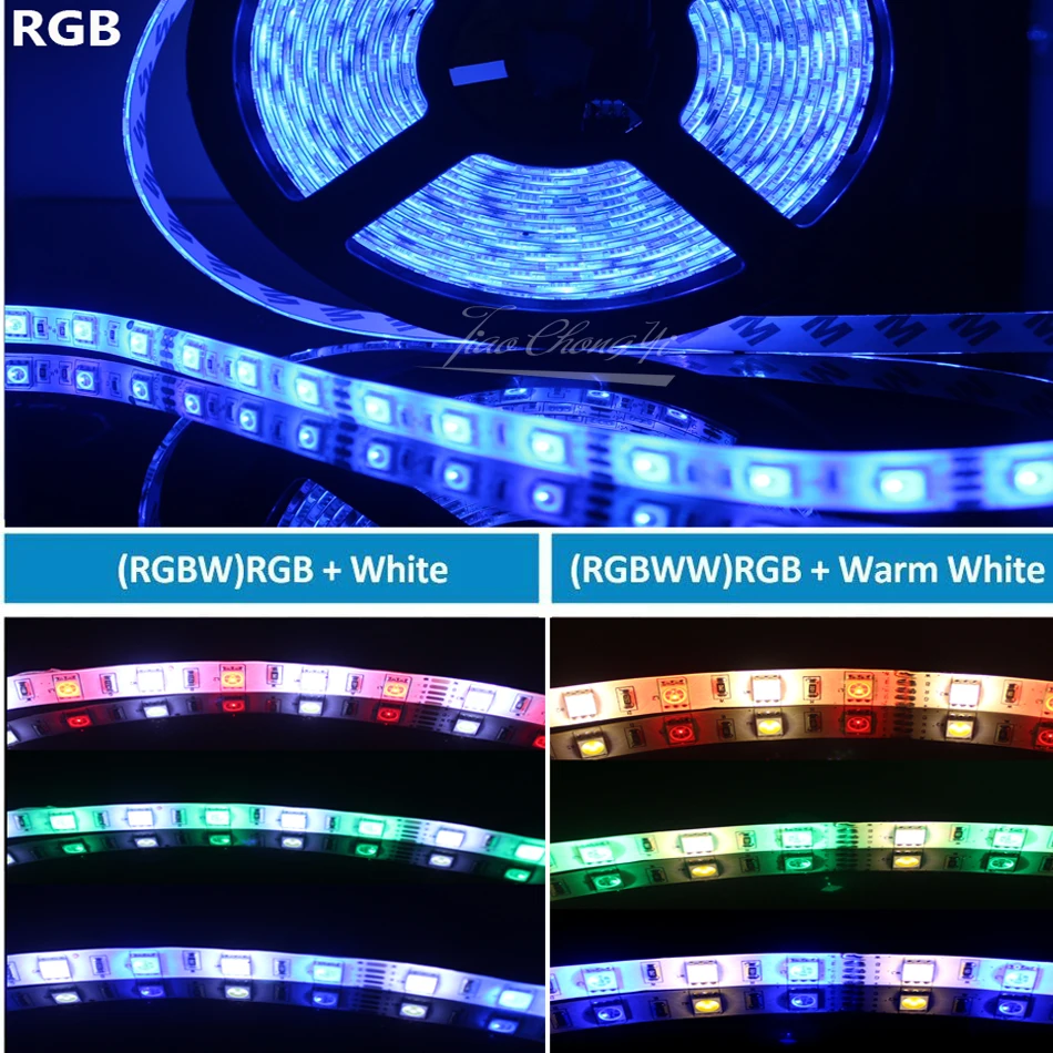 Светодиодная лента 12 В постоянного тока RGB/RGBW/WW WIFI Home 5050 30 светодиодный Дов/м