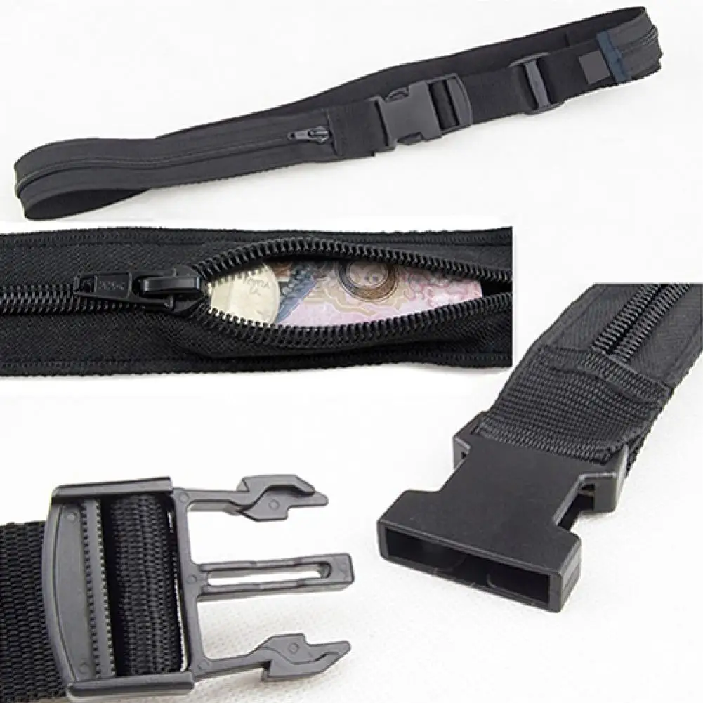 

Secret Outdoor Travel Money Waist Belt Ticket Hidden Security Safe Storage Pouch