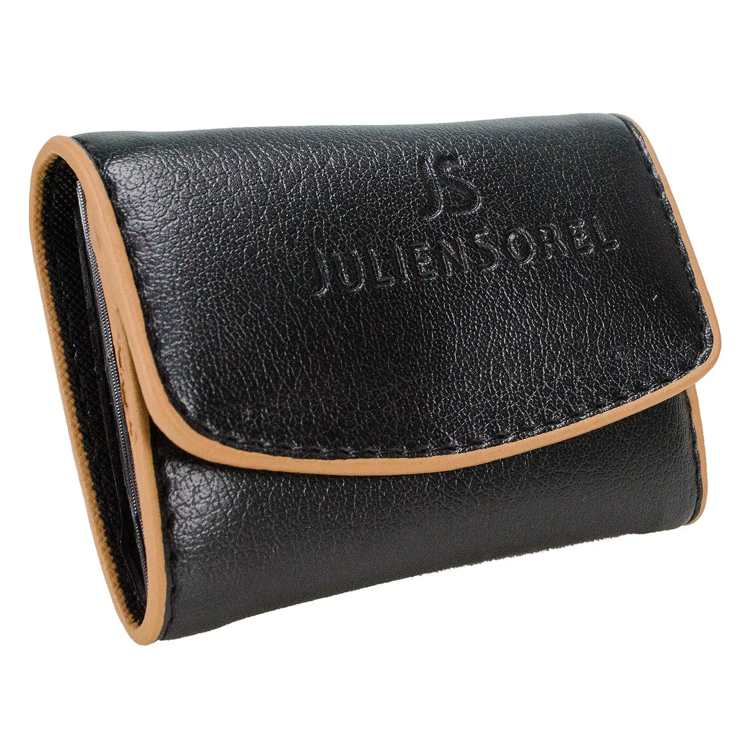 Жюльен Сорел гармошка кошелек для карт 10 отделений коричневый| |