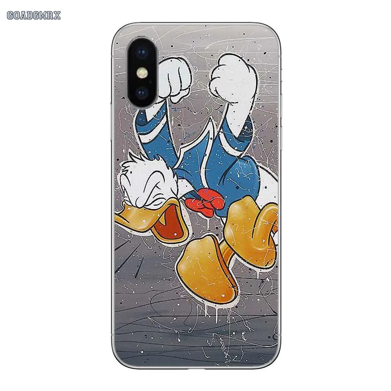 Мягкие прозрачные чехлы Дональд Дак для huawei P Smart 2019 G7 G8 P7 P8 P10 Plus P20 P30 Pro P9 Lite Mini 2017 |